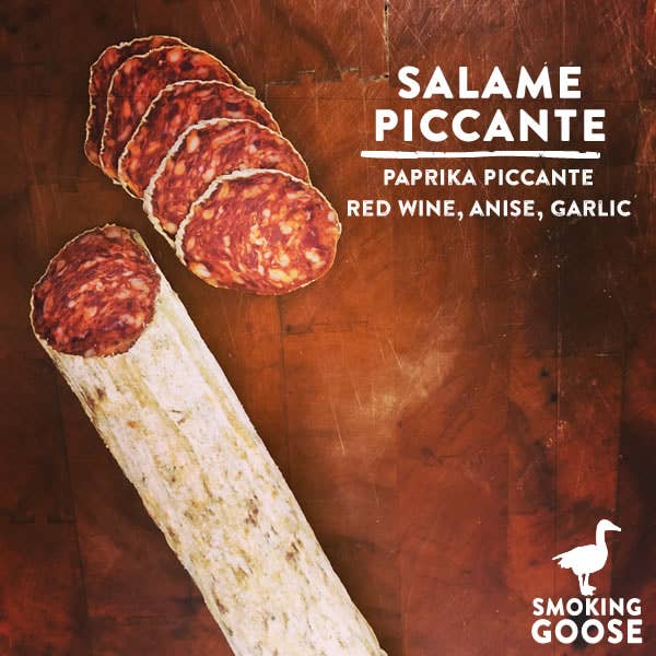 Smoking Goose Salame Piccante Sliced - SEARED LIVING