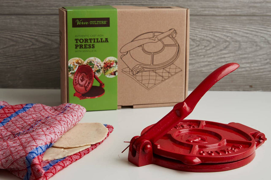 Cast Iron Tortilla Press Kit - SEARED LIVING