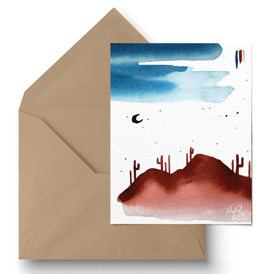 Greeting Card - "Sonoran Twilight" - SEARED LIVING