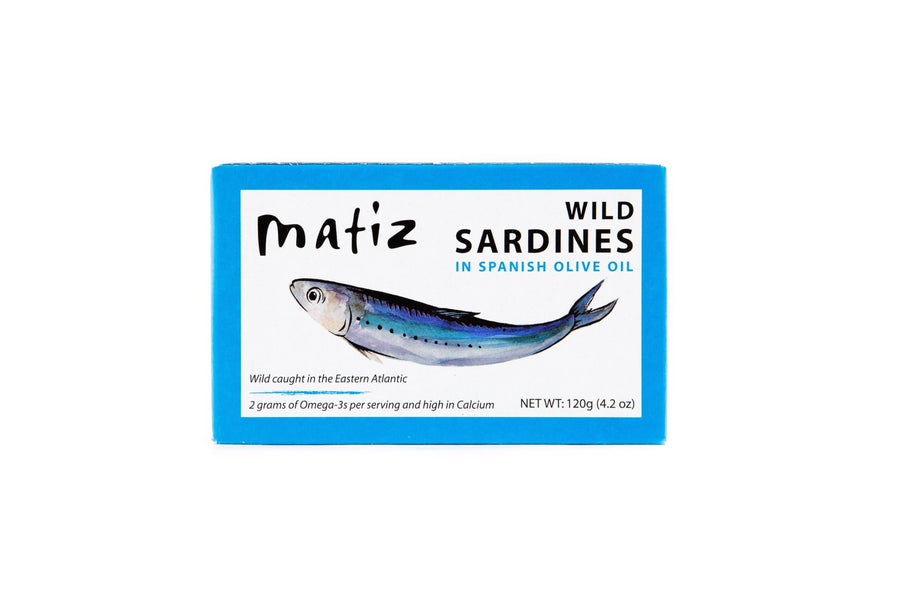 Matiz Sardines in Olive Oil - 4.2oz Tin - SEARED LIVING