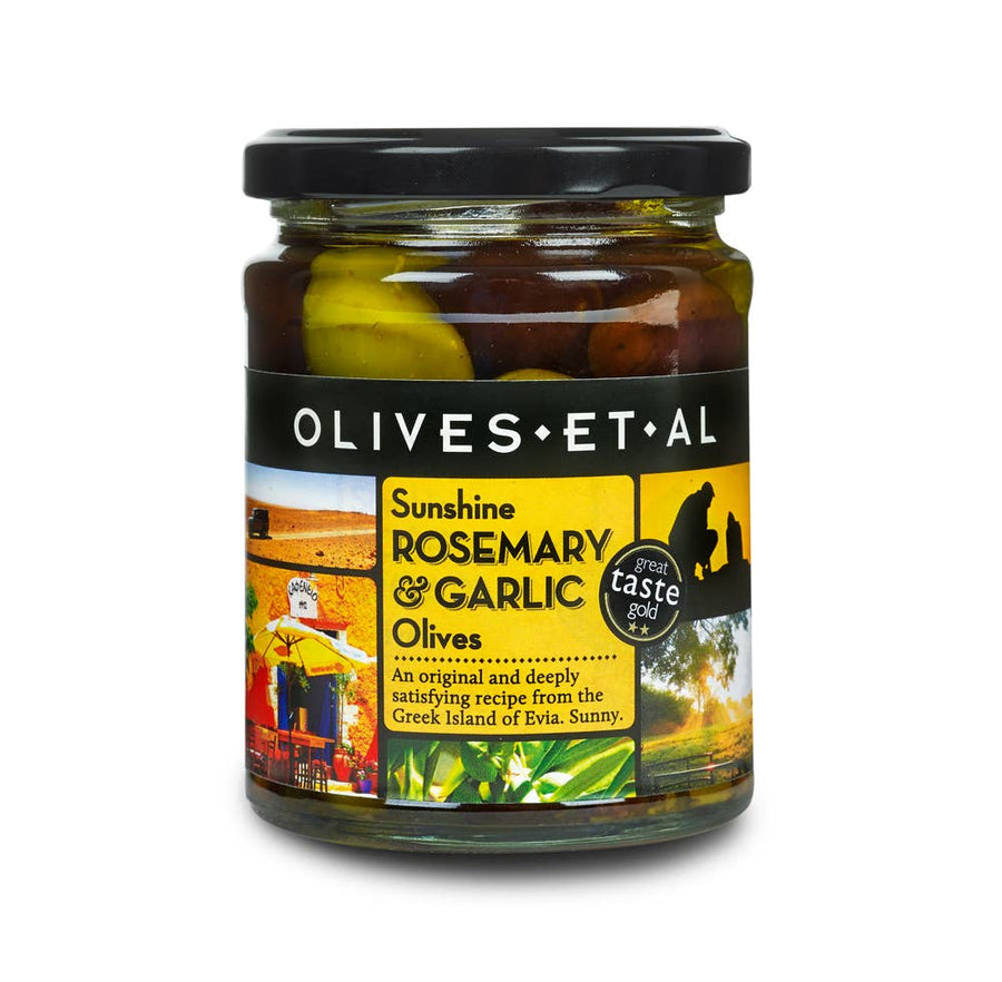 Rosemary & Garlic Stuffed Olives - SEARED LIVING