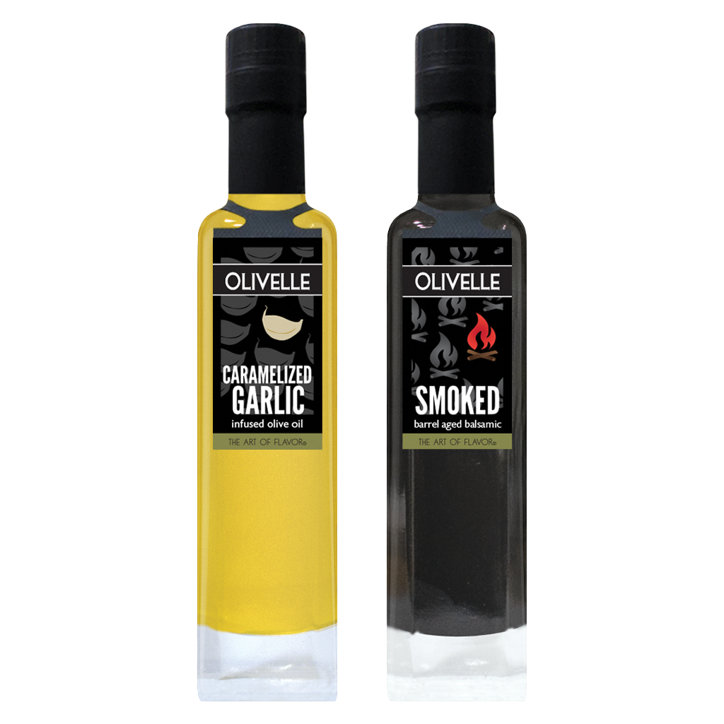 Perfect Pairing - Caramelized Garlic Infused Olive Oil and Smoked Barrel Aged Balsamic