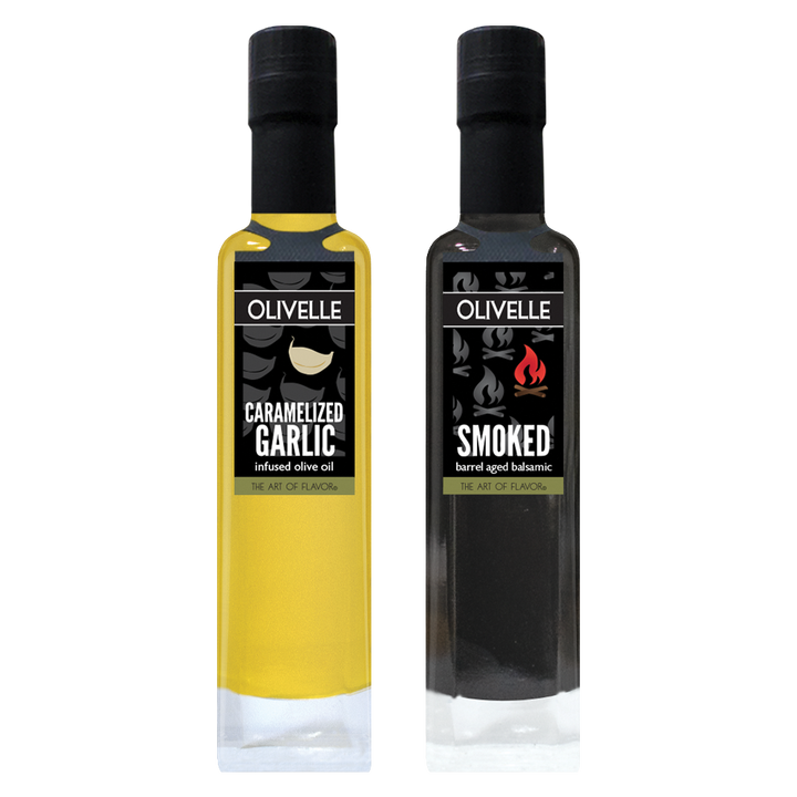 Perfect Pairing - Caramelized Garlic Infused Olive Oil and Smoked Barrel Aged Balsamic