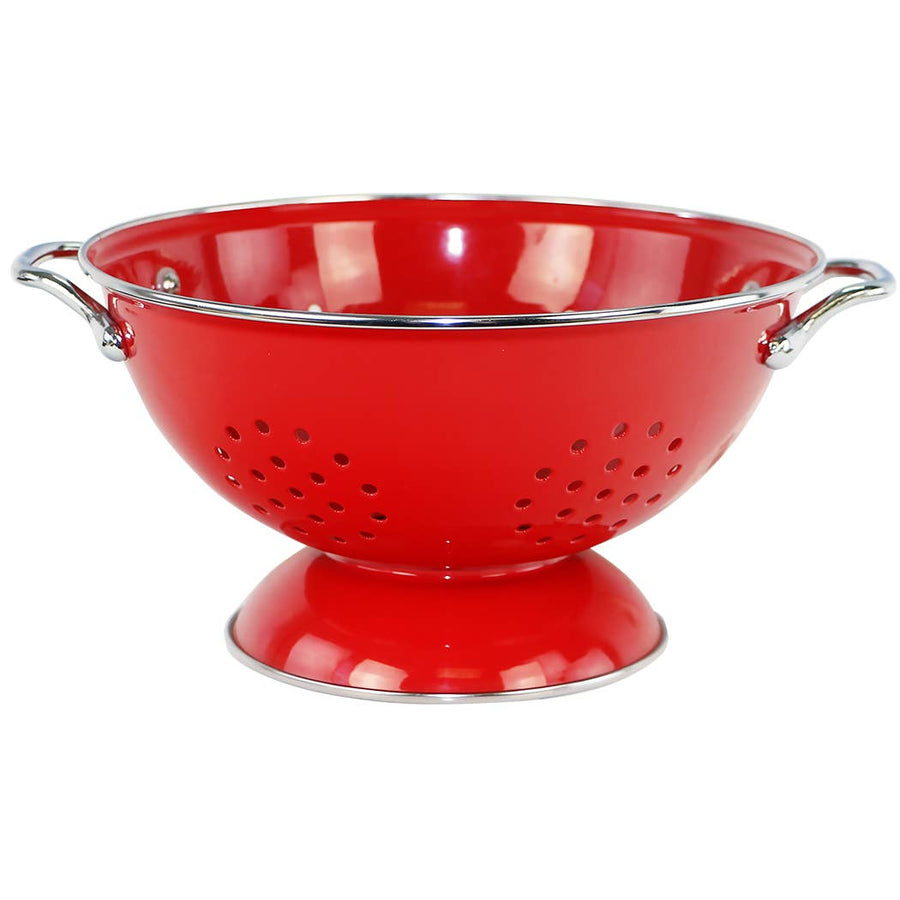 3 qt Red Colander - SEARED LIVING