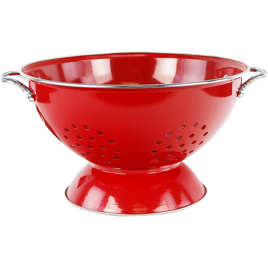 5 qt Red Colander - SEARED LIVING