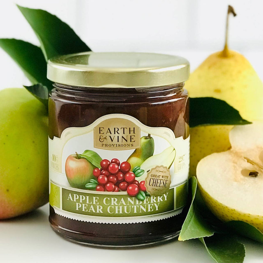Apple Cranberry Pear Chutneye - SEARED LIVING