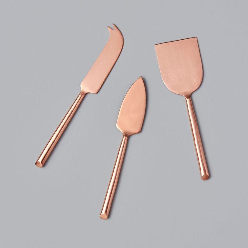 Copper Cheese Serving Set - SEARED LIVING