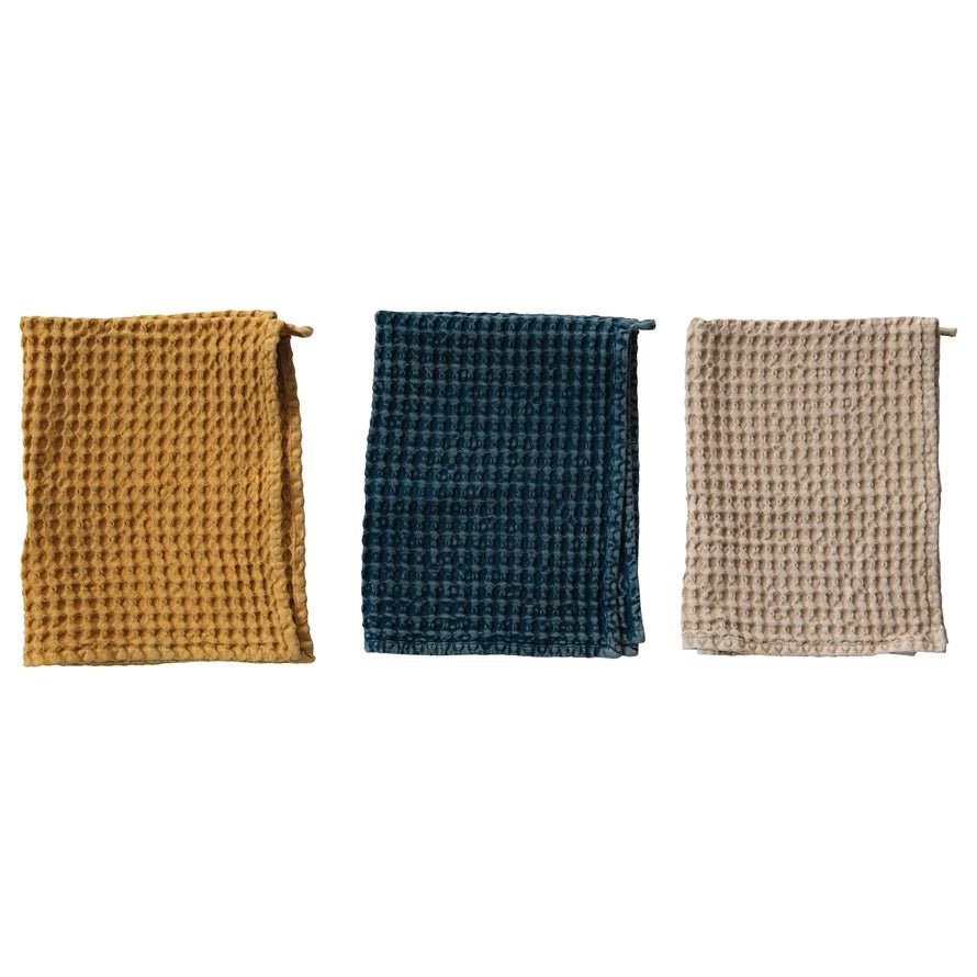 Cotton Waffle Tea Towel, 3 Colors - SEARED LIVING