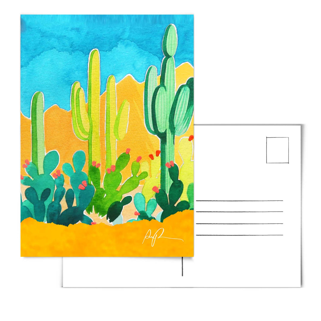 "Desert Sketchbook" Postcard - SEARED LIVING
