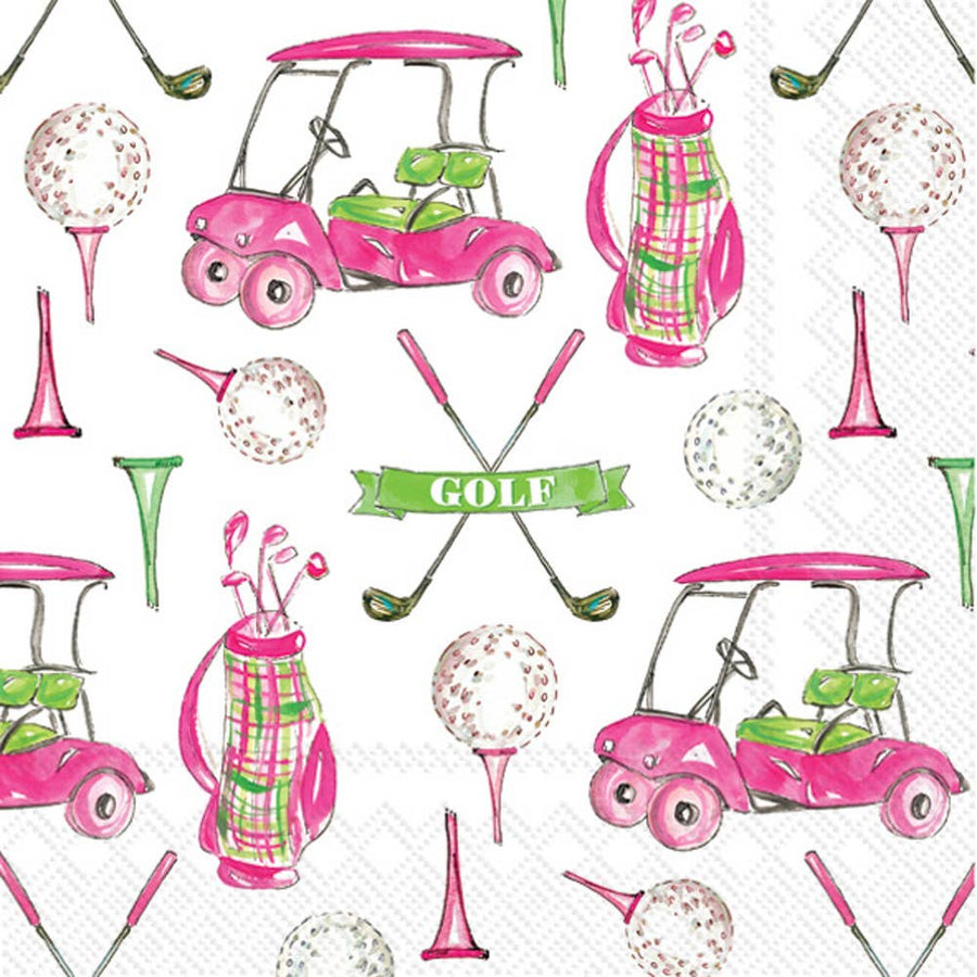 Girly Golf by Rosanne Beck Cocktail Napkins - SEARED LIVING