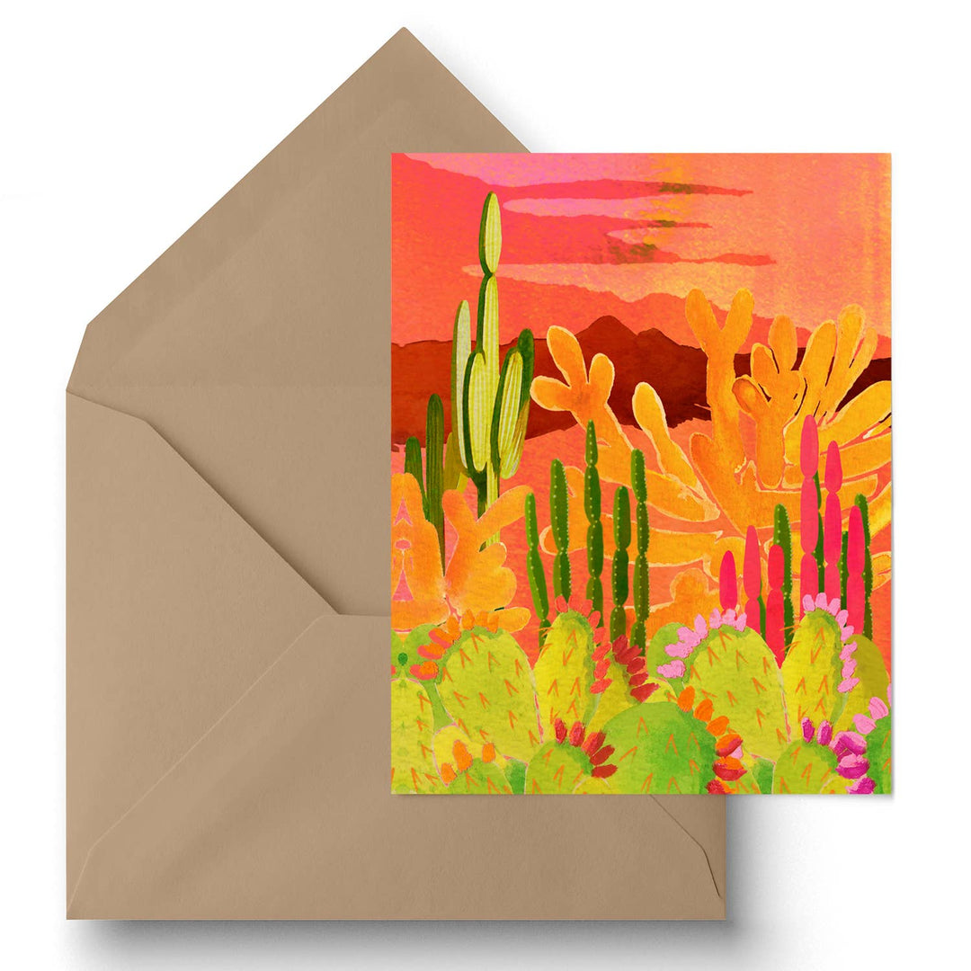 "Glowing Garden" Greeting Card - SEARED LIVING