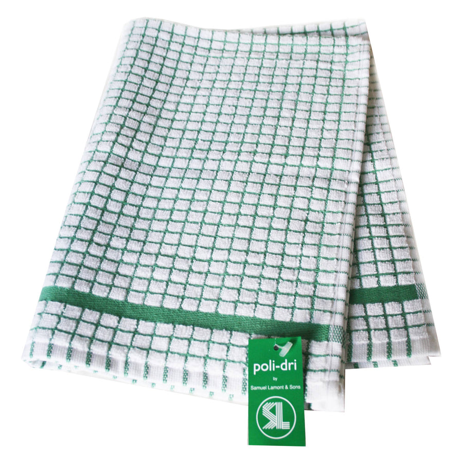 Green Tea Towel - Poli-Dri - SEARED LIVING