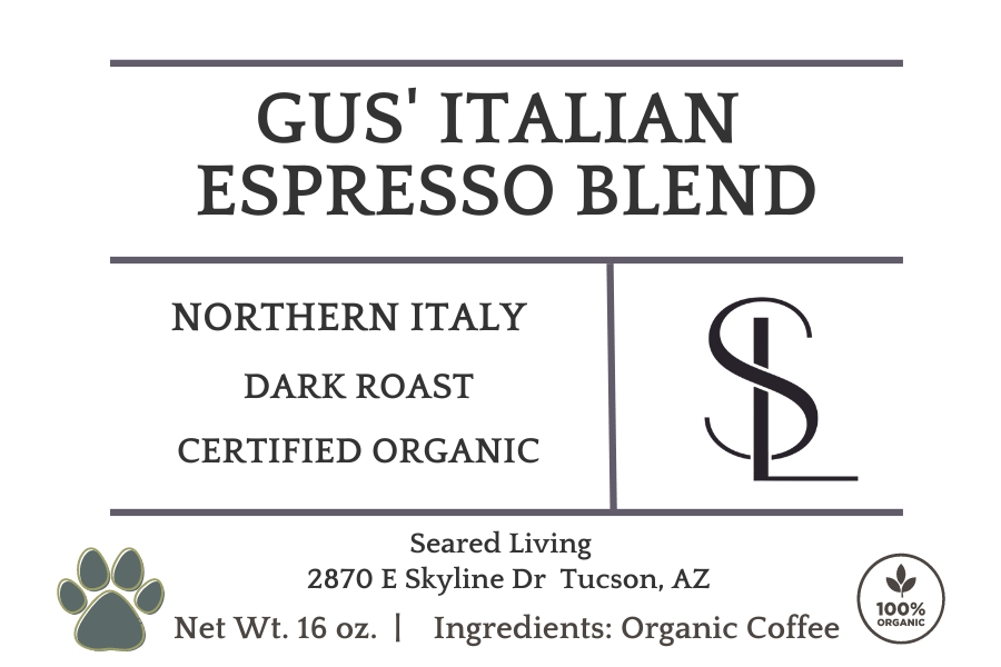 Gus' Italian Espresso Blend - SEARED LIVING