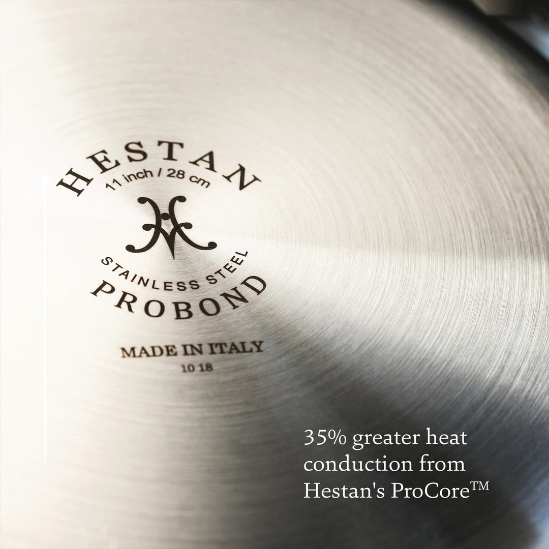 Hestan Professional Clad Stainless Steel TITUM® Nonstick Ultimate Cookware Set, 10-Piece - SEARED LIVING