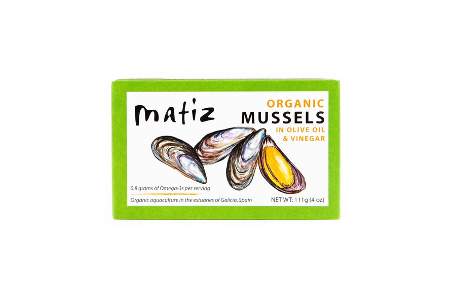 Matiz Mussels in Organic Olive Oil - 4oz - SEARED LIVING