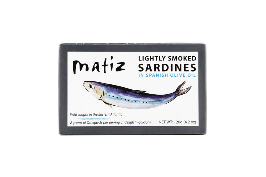 Matiz Smoked Sardines in Olive Oil - 4.2oz Tin - SEARED LIVING