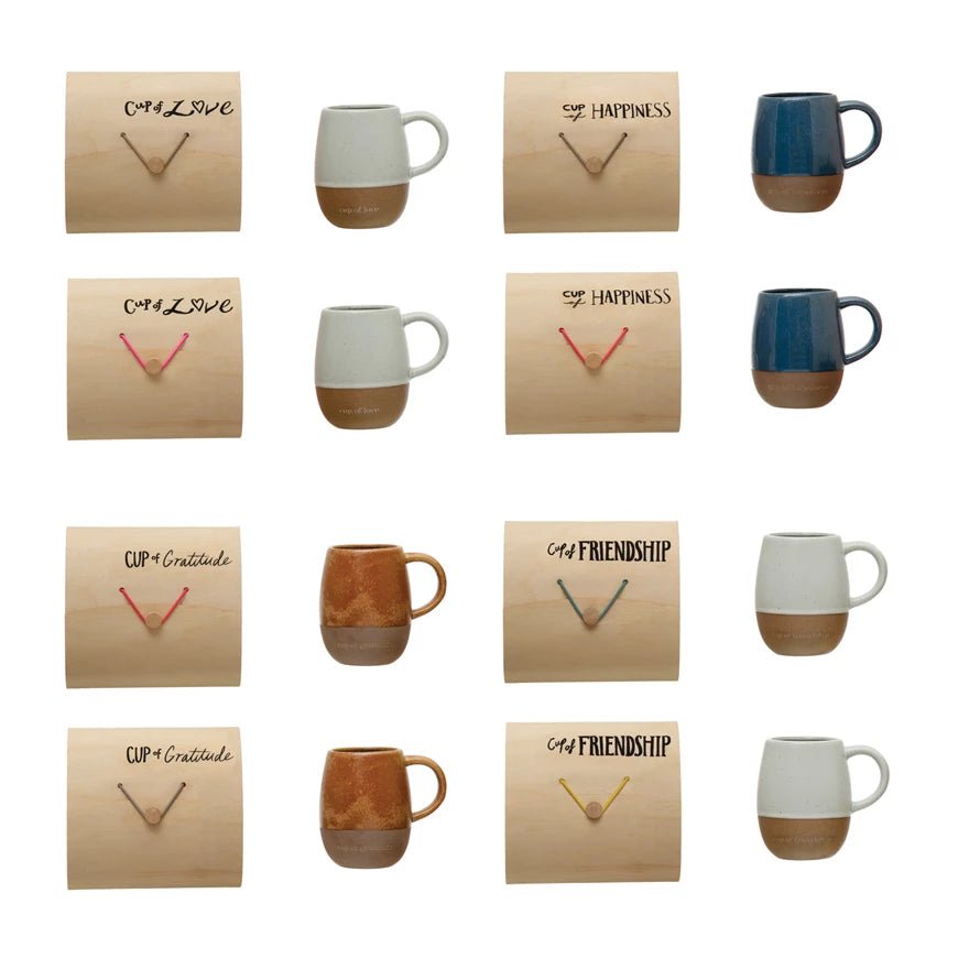 Mug with Gift Box and Saying, 3 Colors, 4 Styles - SEARED LIVING