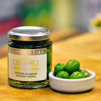 Neat & Dirty Lemon Infused Vodka & Olives 165g - SEARED LIVING