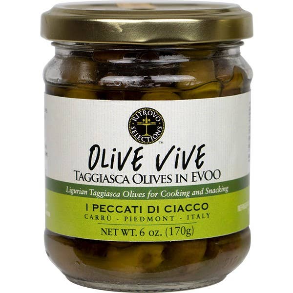 Olive Vive 100% Taggiasca Olives in EVOO - SEARED LIVING