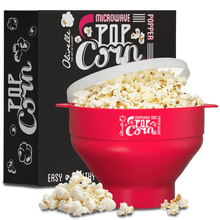 Olivelle Silicone Microwave Popcorn Popper - SEARED LIVING