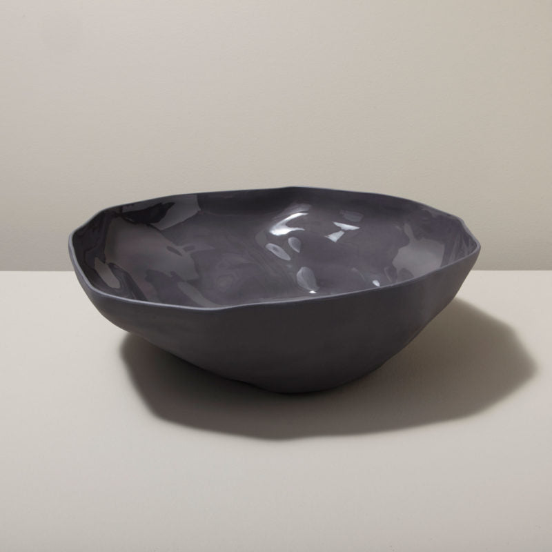 Slate Large Tam Stoneware Serving Bowl - SEARED LIVING