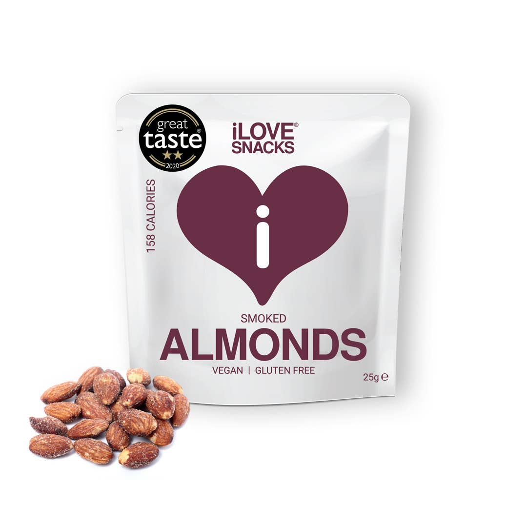 Smoked Almonds, Vegan, GMO Free, Gluten Free - SEARED LIVING
