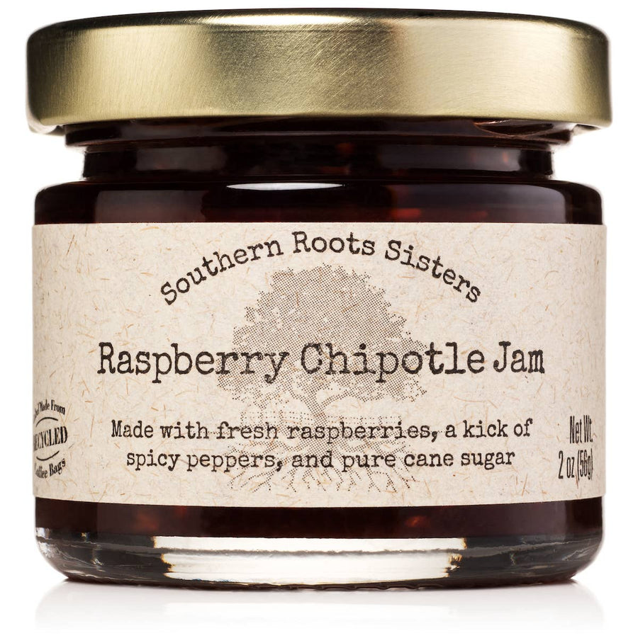 Southern Roots Sisters Raspberry Chipotle Jam 2oz - SEARED LIVING