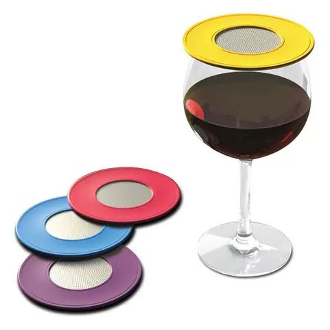 VENTILATED Wine Glass Covers by drink tops - SEARED LIVING