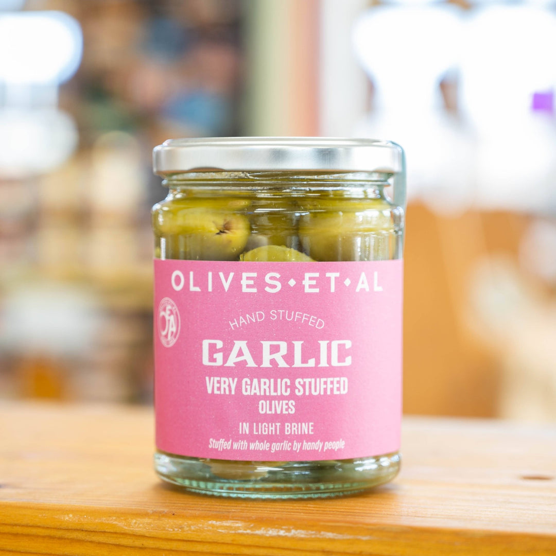 Very Garlic Stuffed Olives 150g - SEARED LIVING